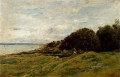 Les Graves Pres De Villerville Barbizon Impressionism landscape Charles Francois Daubigny scenery